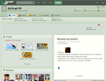 Tablet Screenshot of dbzfangirl98.deviantart.com