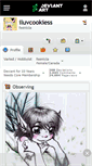 Mobile Screenshot of iluvcookiess.deviantart.com