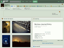 Tablet Screenshot of dje514.deviantart.com