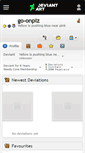 Mobile Screenshot of go-onplz.deviantart.com