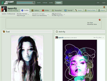 Tablet Screenshot of kasovitz.deviantart.com