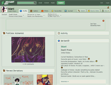 Tablet Screenshot of istani.deviantart.com