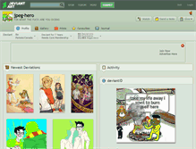Tablet Screenshot of jpeg-hero.deviantart.com