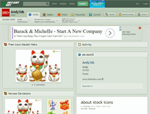 Tablet Screenshot of andy3ds.deviantart.com