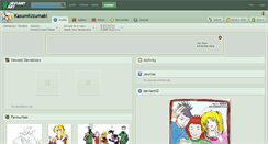 Desktop Screenshot of kasumiuzumaki.deviantart.com