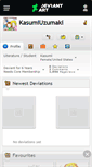 Mobile Screenshot of kasumiuzumaki.deviantart.com