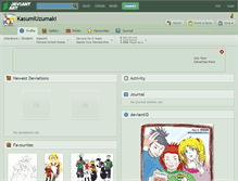 Tablet Screenshot of kasumiuzumaki.deviantart.com