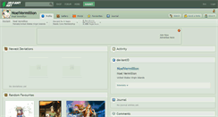 Desktop Screenshot of noelvermillion.deviantart.com