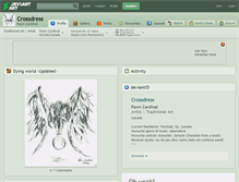 Tablet Screenshot of crossdress.deviantart.com