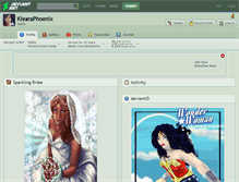 Tablet Screenshot of kiearaphoenix.deviantart.com