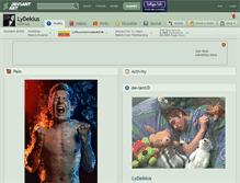 Tablet Screenshot of lydekius.deviantart.com