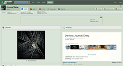 Desktop Screenshot of drumsofwar.deviantart.com