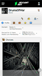 Mobile Screenshot of drumsofwar.deviantart.com