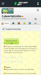 Mobile Screenshot of cuteartistunite.deviantart.com
