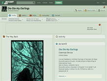 Tablet Screenshot of die-die-my-darlings.deviantart.com