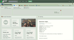 Desktop Screenshot of phantomchao.deviantart.com