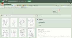 Desktop Screenshot of kimtheartist.deviantart.com