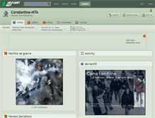 Tablet Screenshot of constantine-mta.deviantart.com