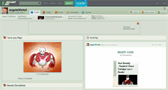 Desktop Screenshot of angelx0fxhell.deviantart.com