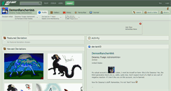 Desktop Screenshot of demonrancher666.deviantart.com