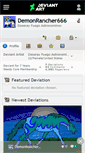 Mobile Screenshot of demonrancher666.deviantart.com