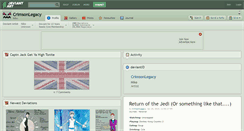 Desktop Screenshot of crimsonlegacy.deviantart.com