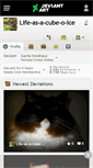 Mobile Screenshot of life-as-a-cube-o-ice.deviantart.com
