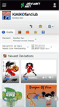 Mobile Screenshot of kimikofanclub.deviantart.com