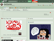 Tablet Screenshot of haratheartist.deviantart.com