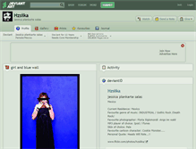 Tablet Screenshot of hzsiika.deviantart.com