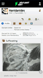 Mobile Screenshot of nanidanides.deviantart.com