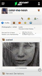 Mobile Screenshot of color-me-neon.deviantart.com