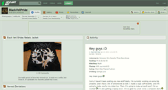 Desktop Screenshot of blackveilpride.deviantart.com