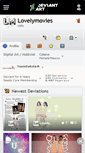 Mobile Screenshot of lovelymovies.deviantart.com