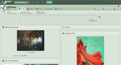 Desktop Screenshot of lilltommy.deviantart.com