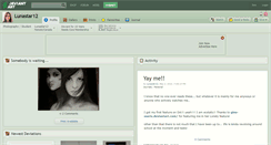 Desktop Screenshot of lunastar12.deviantart.com