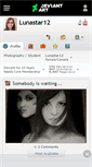 Mobile Screenshot of lunastar12.deviantart.com