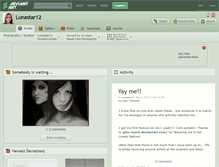 Tablet Screenshot of lunastar12.deviantart.com