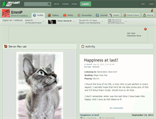 Tablet Screenshot of emmip.deviantart.com