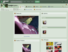Tablet Screenshot of budgie-luv.deviantart.com