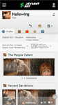 Mobile Screenshot of hallowing.deviantart.com
