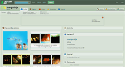 Desktop Screenshot of mangoninja.deviantart.com