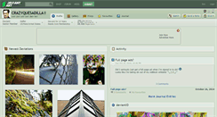 Desktop Screenshot of crazyquesadilla.deviantart.com