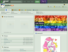 Tablet Screenshot of miniruri.deviantart.com