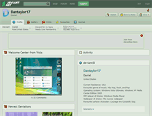 Tablet Screenshot of dantaylor17.deviantart.com