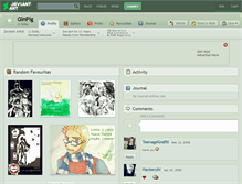 Tablet Screenshot of ginpig.deviantart.com