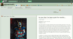 Desktop Screenshot of optimusprimus001.deviantart.com