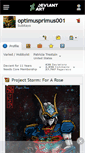 Mobile Screenshot of optimusprimus001.deviantart.com