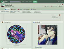 Tablet Screenshot of deadxdusk.deviantart.com