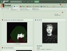 Tablet Screenshot of dejakob.deviantart.com